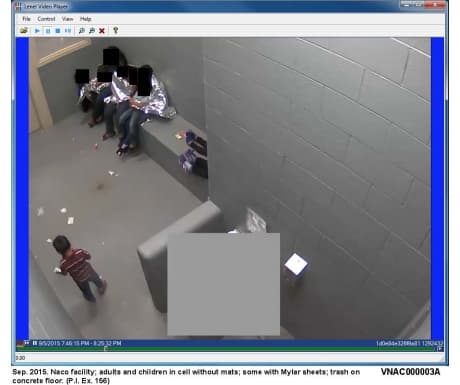 Celdas de la Patrulla Fronteriza donde son detenidos los inmigrantes que cruzan la frontera