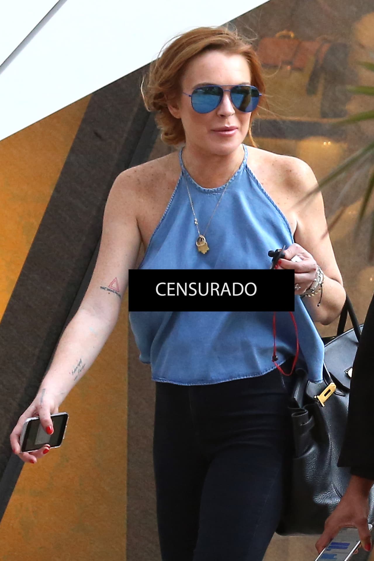 Desafortunadamente, al astuto lente de los paparazzi no se les escapa nada.