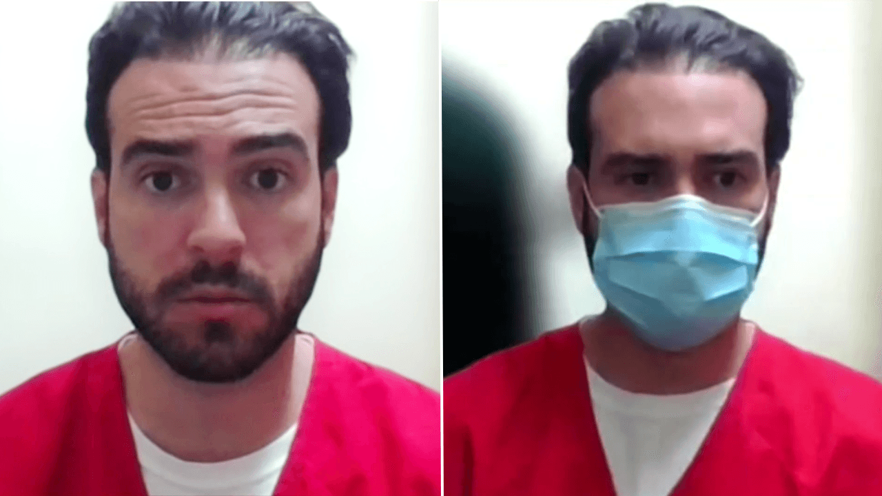 Pablo Lyle porta uniforme rojo en la cárcel porque es un reo de "alto perfil", ya que todavía no es procesado.