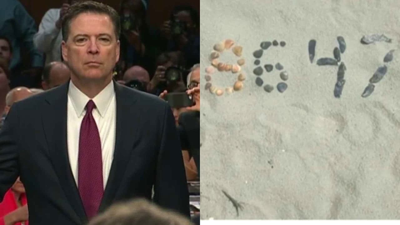 Justicia acusa a James Comey de amenaza contra Trump por publicar foto de números en redes