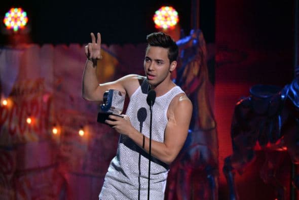 Prince Royce se llevó el galardón gracias a su actividad en las redes sociales.