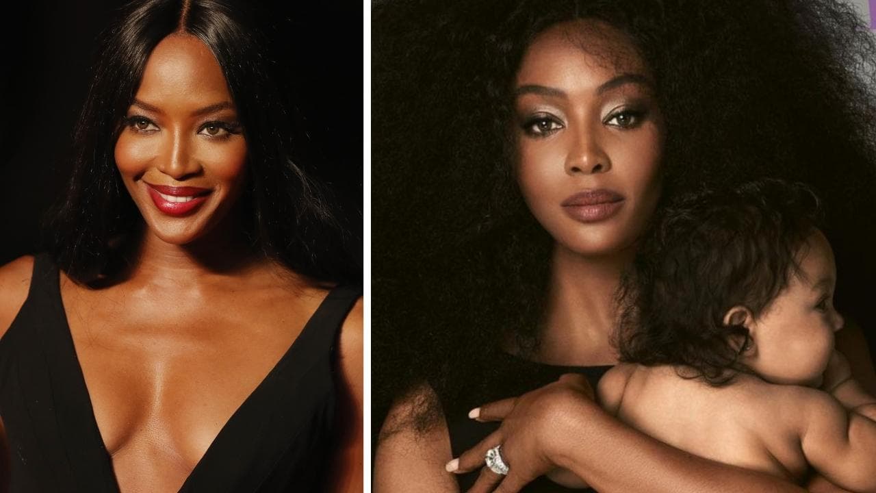 Naomi Campbell se convirtió en madre a los 50 años: mantuvo su maternidad en absoluto secreto