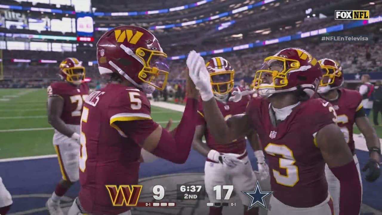 ¡Responden los Commanders! Touchdown de Steffon Diggs