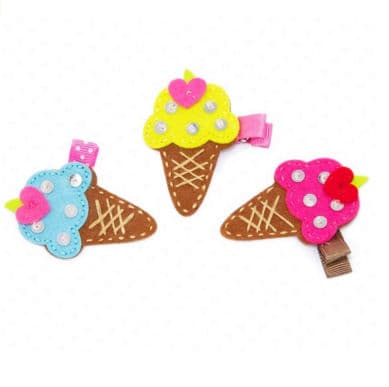 Dulces accesorios para el cabello. Los consigues al por mayor en sitios como Amazon.com o Etsy.com