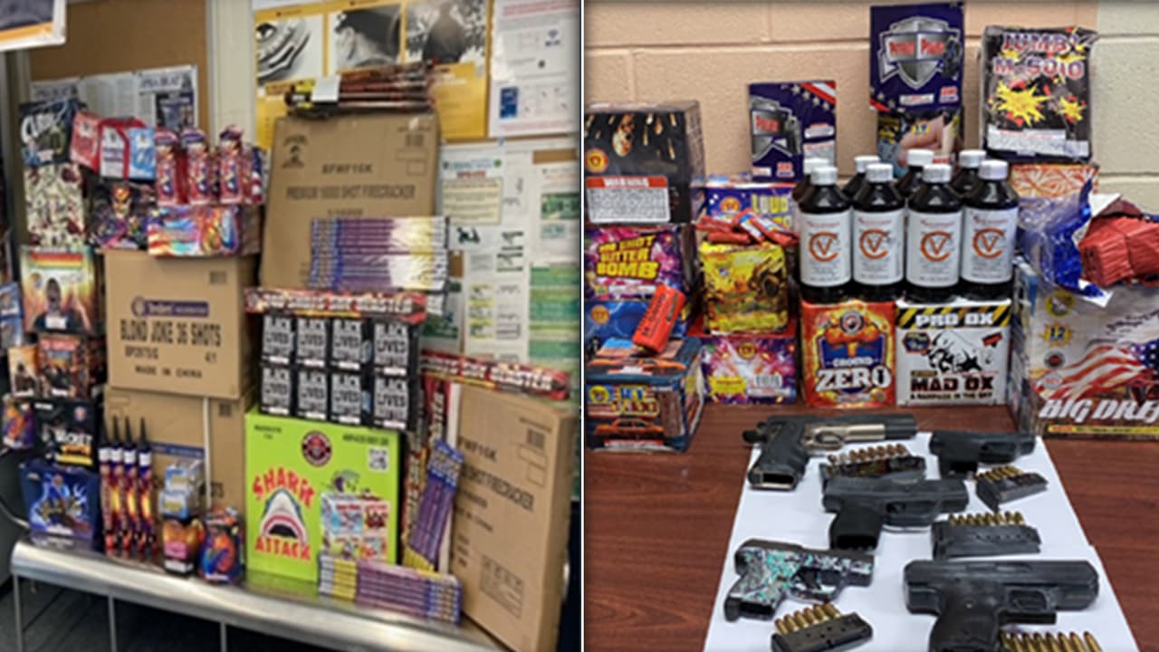 La policía incauta $54,000 en fuegos artificiales ilegales con destino a Nueva York