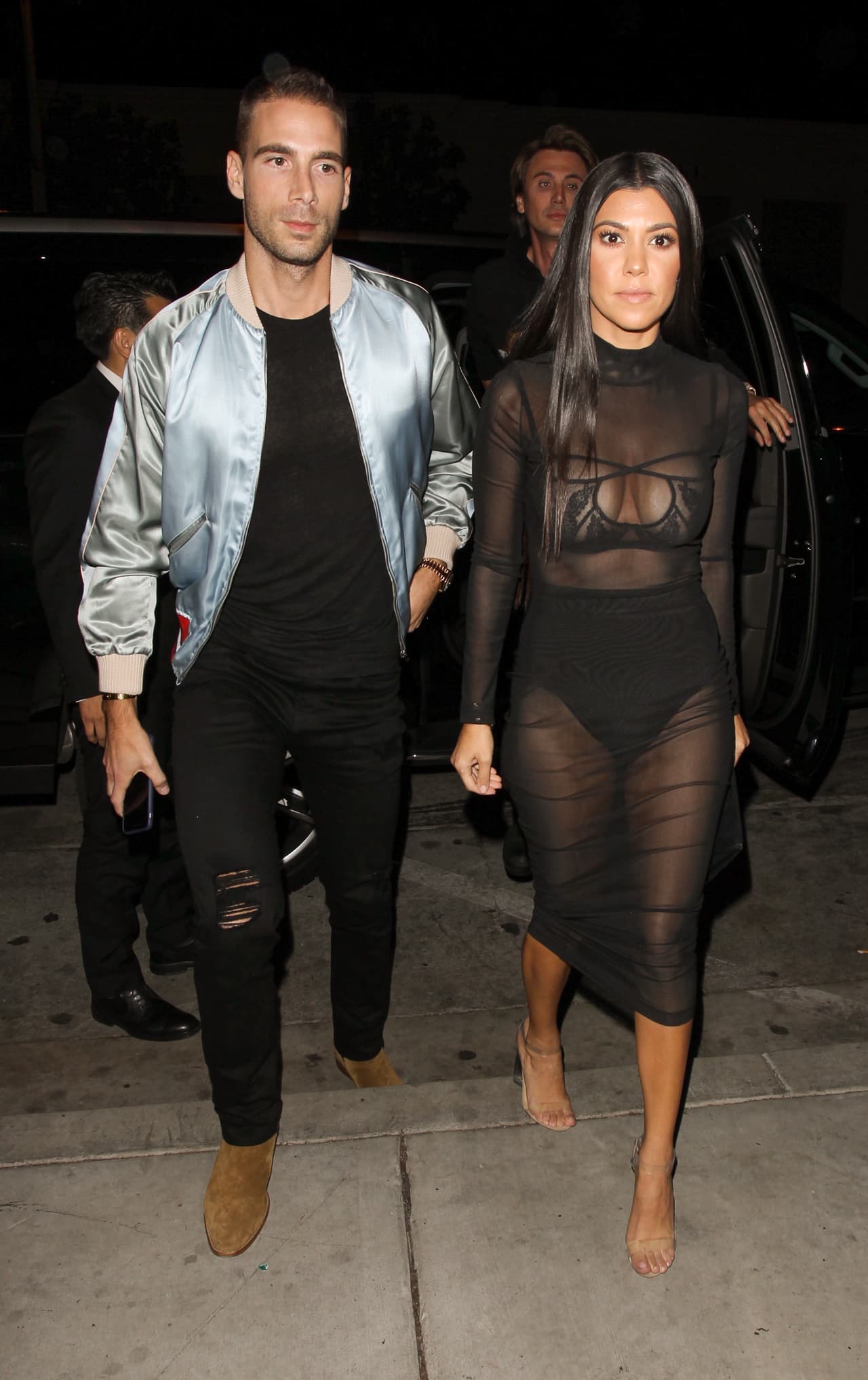 Kourtney Kardashian se robó toda las miradas durante la fiesta de cumpleaños de su mamá, Kris Jenner.