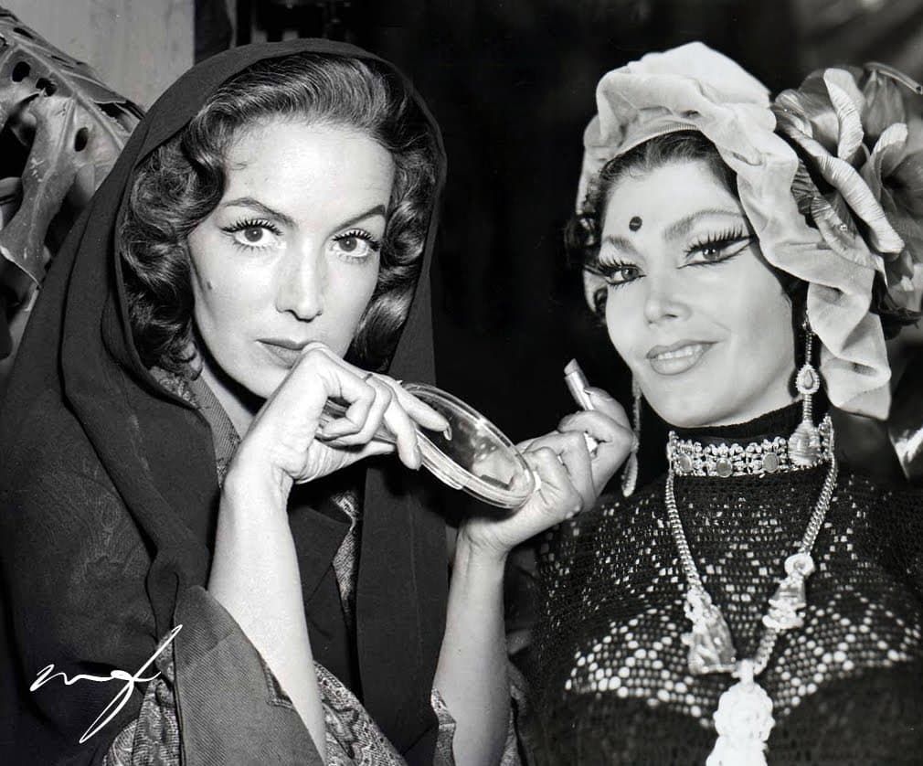 A dos grandes estrellas mexicanas, María Félix e Irma Serrano, José Alfredo Jiménez también les compuso dos de su máximos éxitos. A María, 'Ella' y a 'La Tigresa', 'Te quiero, te quiero'.