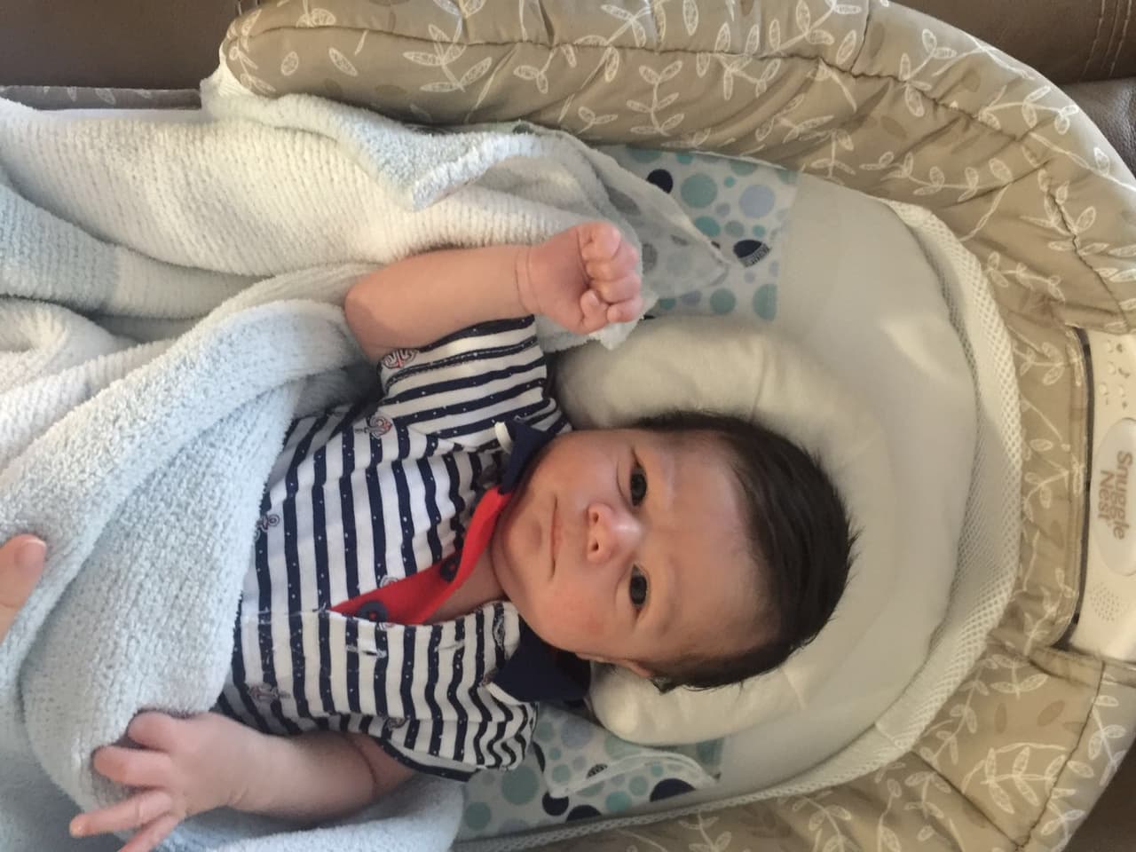 Esos ojitos coquetos de Baby Joshua nos encantan.