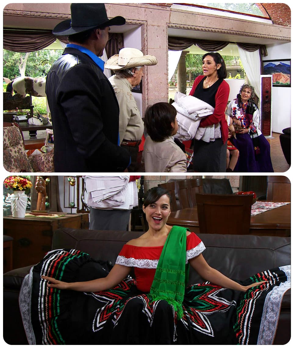 ¿Listo para ver a María? Se puso guapísima para la gran inauguración de la tienda.