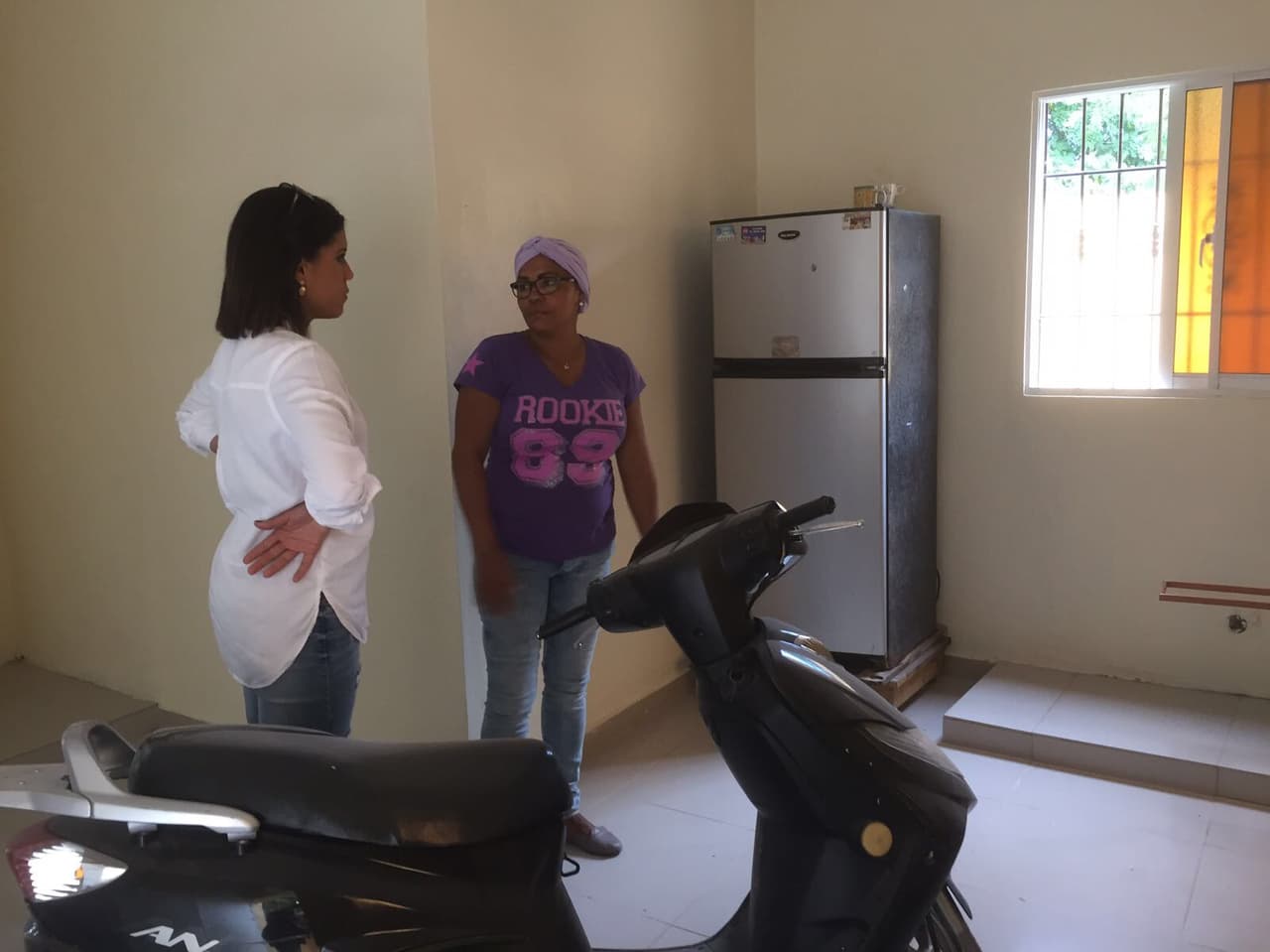 Este día fue muy especial para ellas, para Francisca fue un shock ver el cambio que se estaba dando.