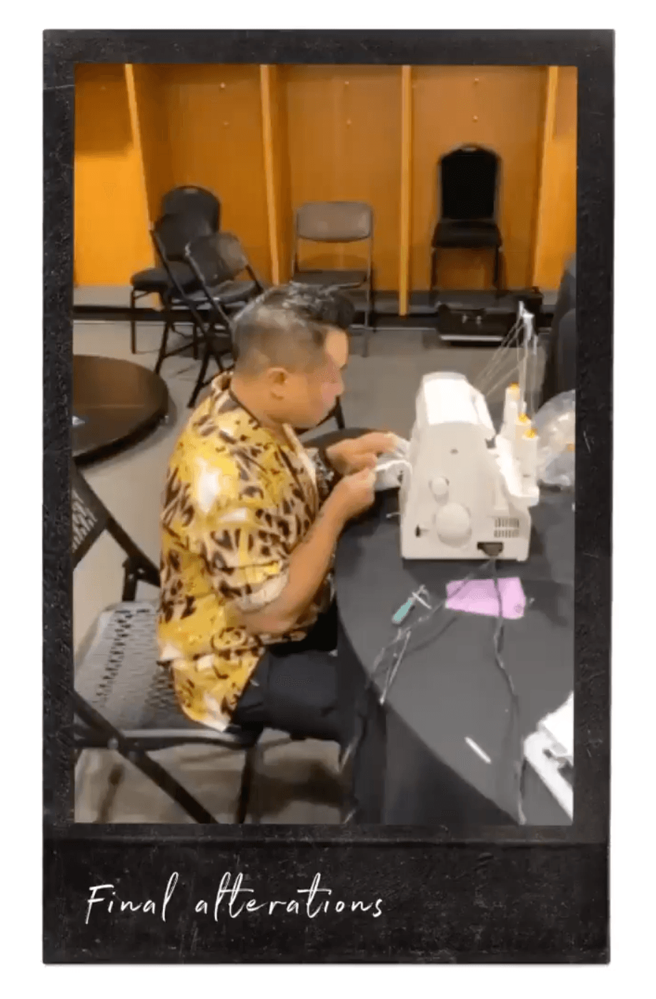 Mientras que en los cuarteles de Jennifer López también estuvieron dando puntadas hasta tarde.