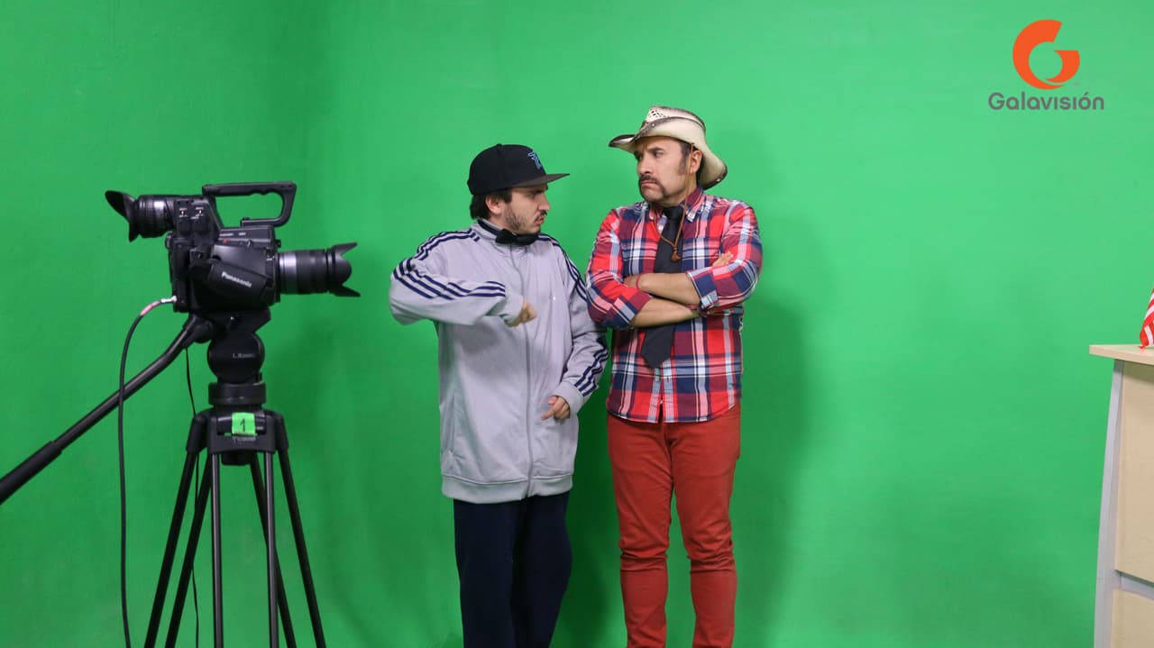 Luis Manuel Ávila y Miguel Pérez en ensayos del séptimo webisodio de Los Cousins.