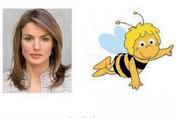Y en este meme es comparada con una abeja reina. (Imagen tomada de las redes sociales)