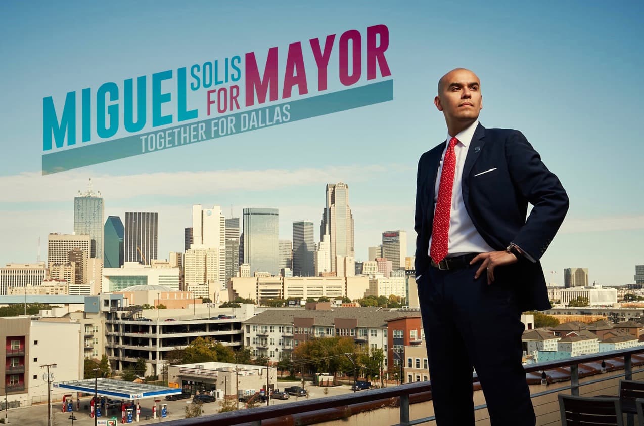 Miguel Solis anuncia su candidatura para la alcaldía de Dallas