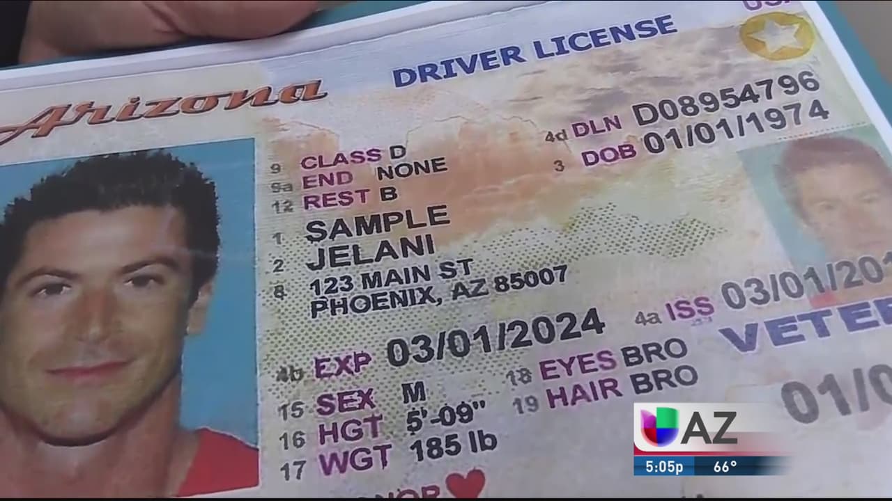 Quienes deben sacar nuevas licencias de conducir en Arizona