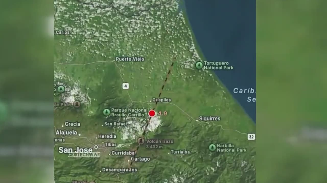 Sismos en Costa Rica de 5.8 y 4.4 grados hoy 24 de agosto; hay evacuaciones