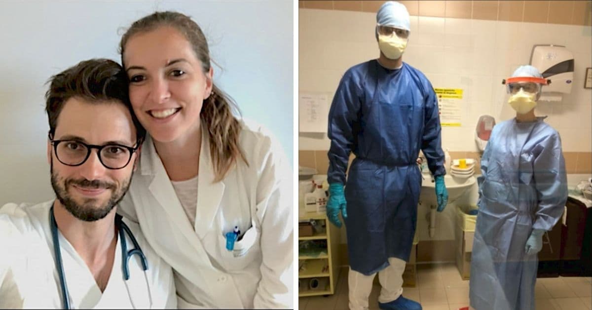 Aunque el caso que quizá más ha conmovido es el de Ivana Castaniere y Roberto Tonelli, dos médicos italianos, neumólogos, que pospusieron su boda y ahora combaten el coronavirus desde la primera línea en Módena, Italia.