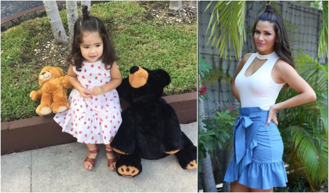 Giulietta salió a pasear con sus osos pero, ¡no sin antes imitar el peinado de su mamá!