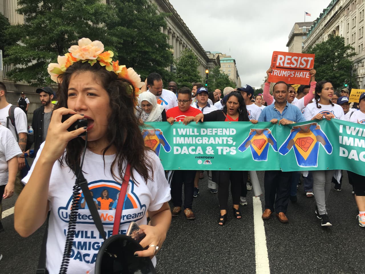 Dreamers salen a las calles este martes para exigir la protección de DACA en el quinto aniversario de su puesta en vigor