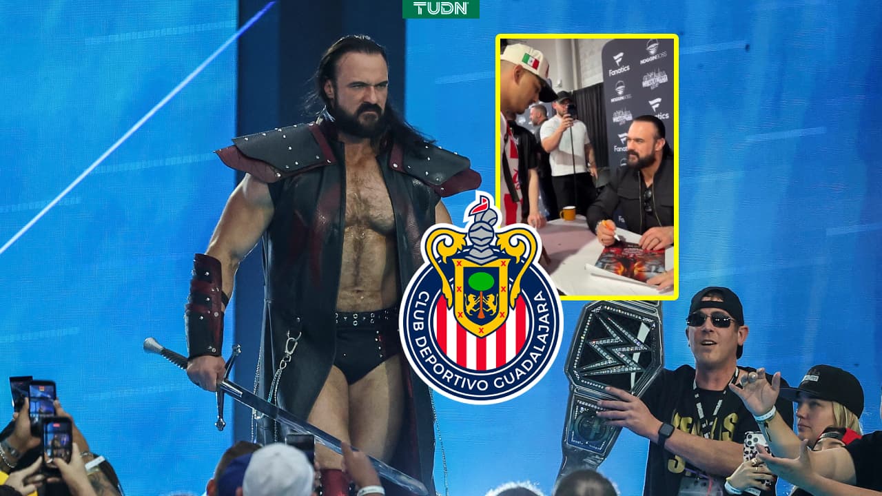 Playera de Chivas aparece en WrestleMania 42 y cautiva a Drew McIntyre