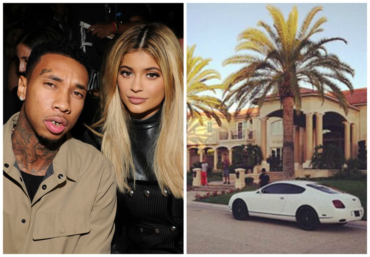 Tyga no sólo tiene una residencia gigante, también vive un polémico romance con Kylie Jenner.