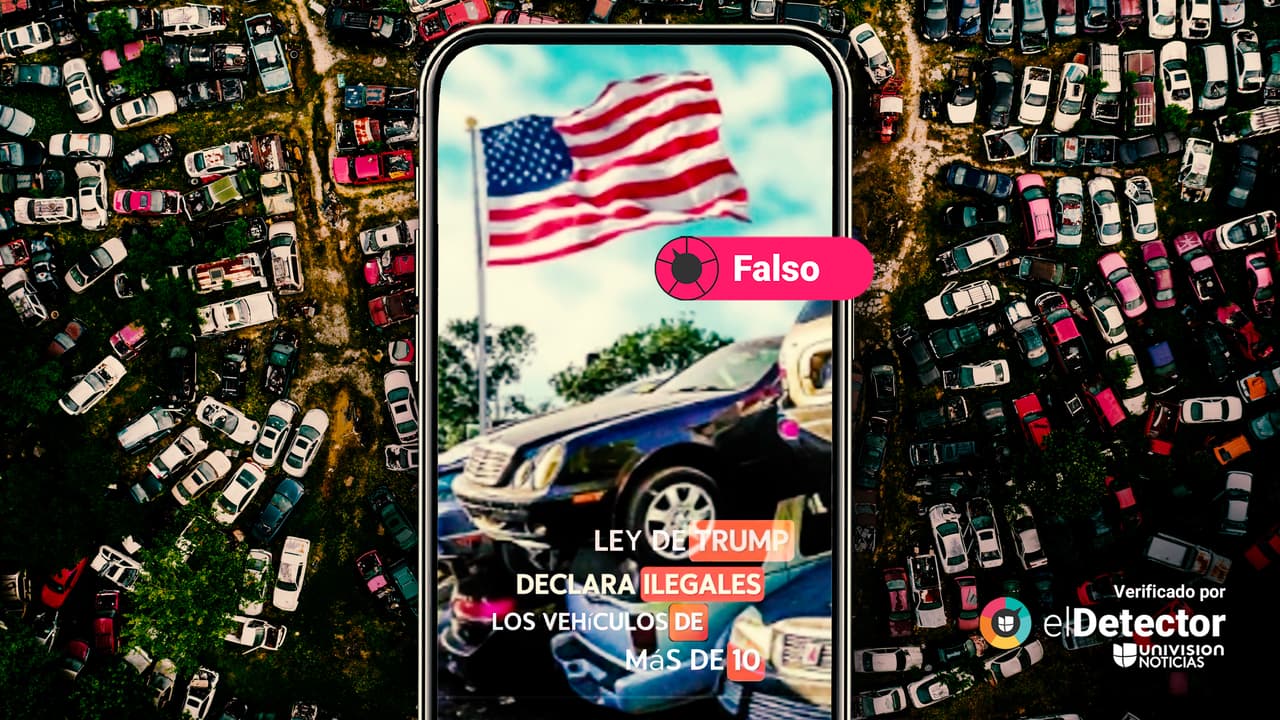 Donald Trump NO ha firmado una orden que prohíba la circulación de autos fabricados “antes de 2015”