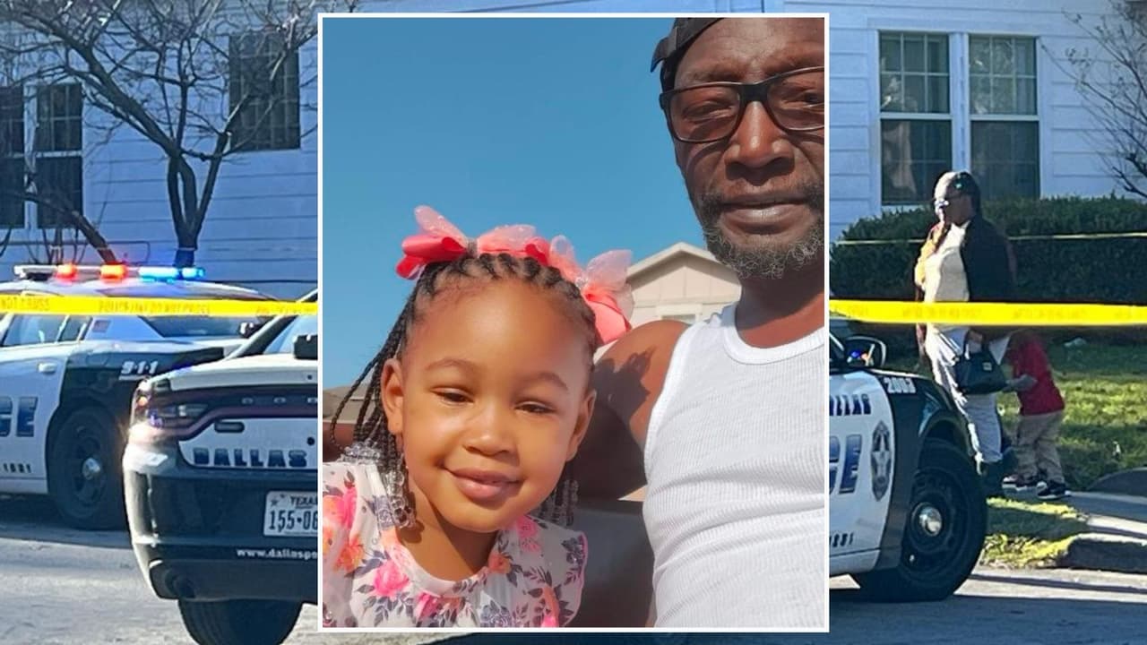 Michael Key junto a su nieta, Aylayna Ross, que murió la tarde del 10 de enero en la ciudad de Dallas, Texas.