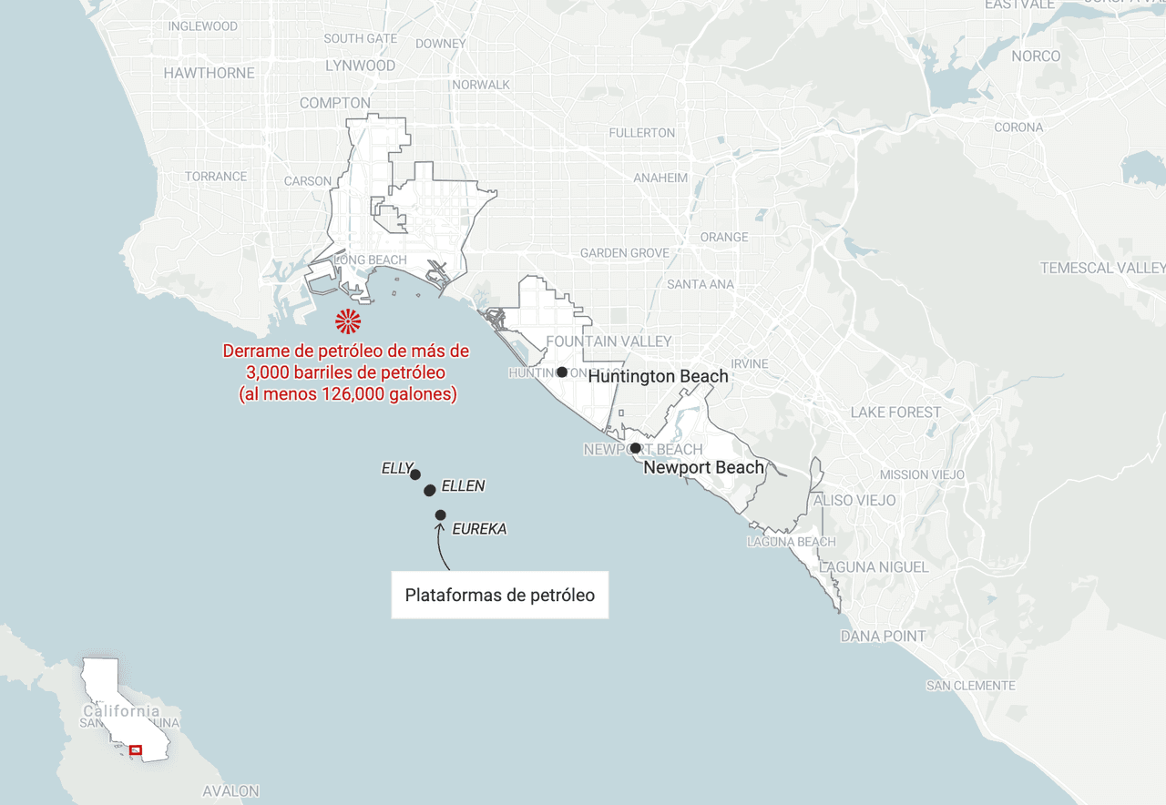 Uno de los peores desastres al medio ambiente desde el Exxon Valdez: esto es lo que se sabe del derrame petrolero en California