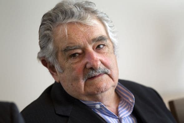 El carismático presidente de Uruguay, José Mujica, tiene una popularidad de 47%.