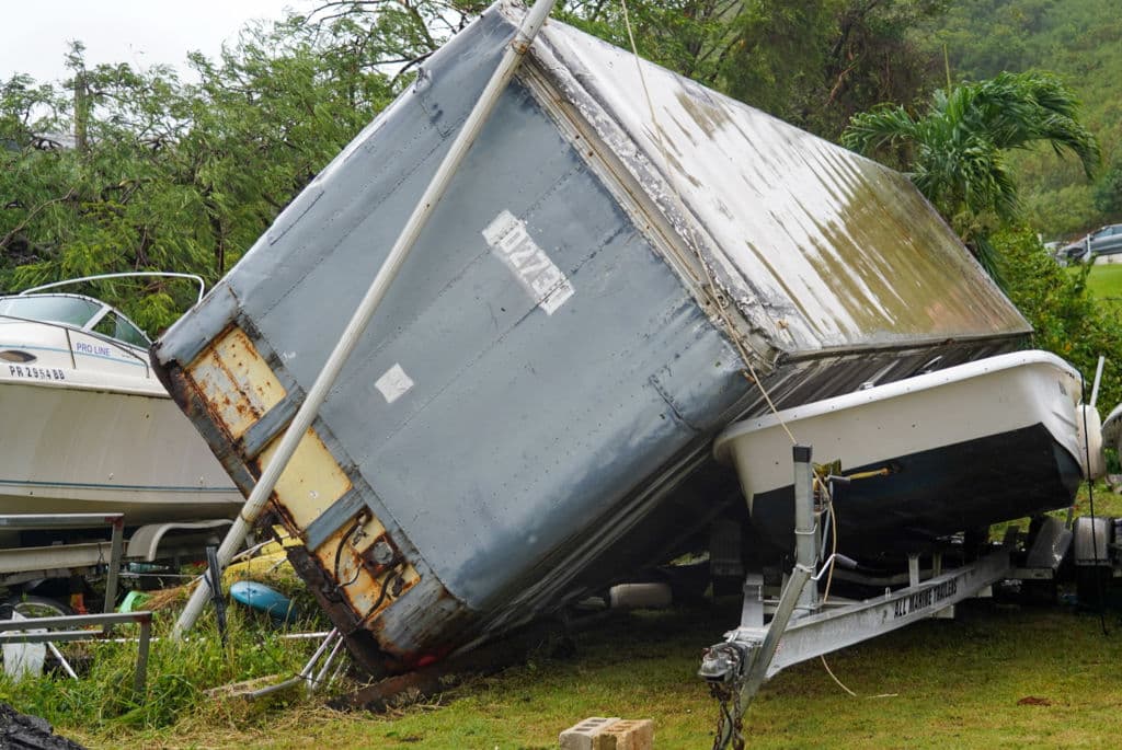 Fajardo es uno de los pueblos con más marinas en la Isla. En una de ellas se reportaron algunos daños.