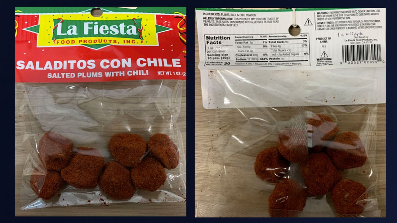 <b>6. La Fiesta Saladitos Con Chile - Salted Plums with Chile</b>