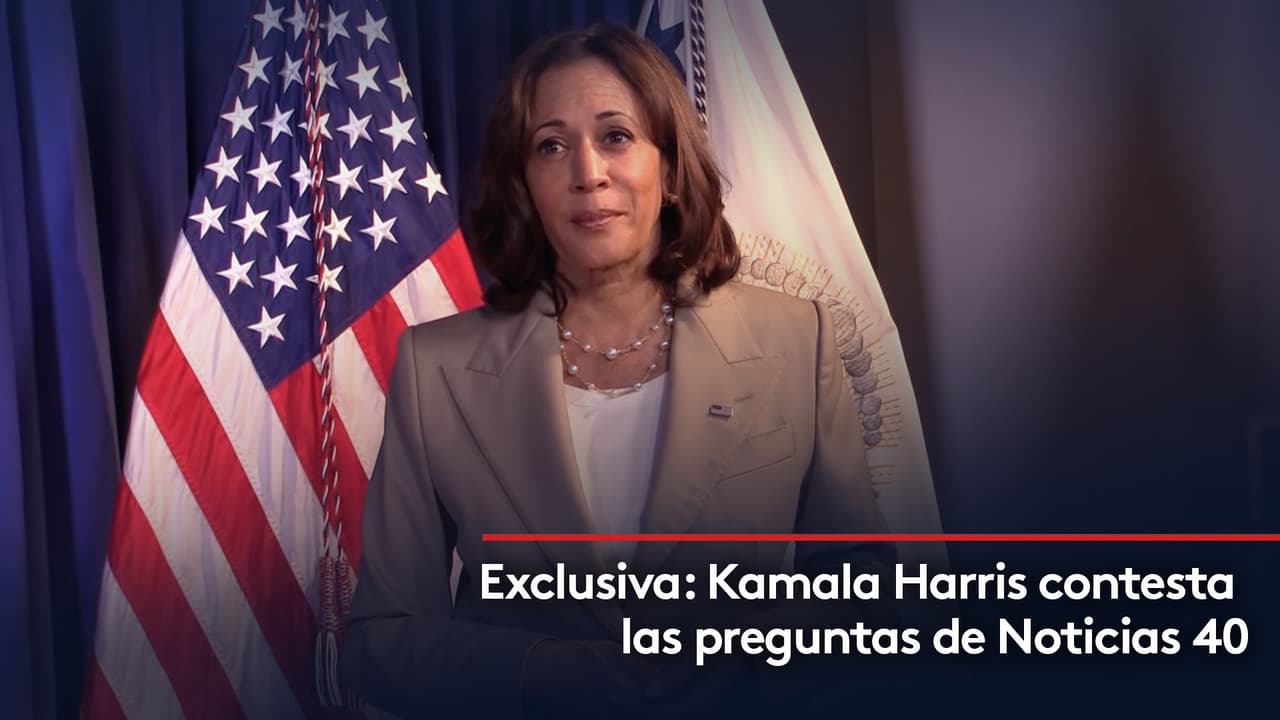 Kamala Harris en Noticias 40: vicepresidenta habla de inmigración y el acceso a la información en español en visita a Durham 