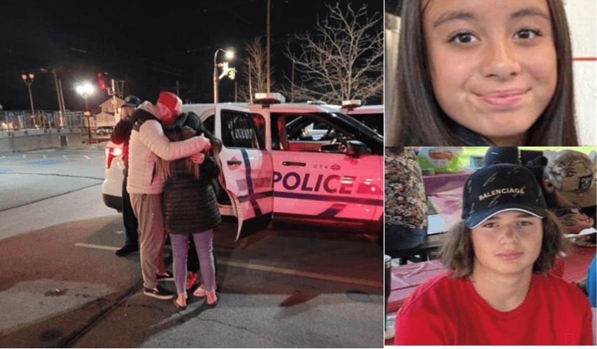 Localizan a salvo a dos menores que desaparecieron en Spanish Fork 