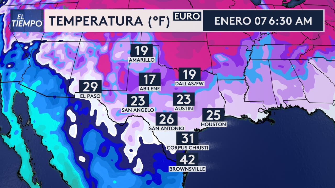 Esta semana, el estado del tiempo en el centro de Texas será un tanto variable, 
<b>comenzando con cielos despejados y temperaturas frías.</b> A partir del miércoles por la noche, las nubes comenzarán a cubrir el cielo, trayendo lluvias ligeras y dispersas. 
<b>En el Hill Country, existe la posibilidad de una mezcla invernal, lo que podría generar condiciones más complejas hacia el jueves.</b>