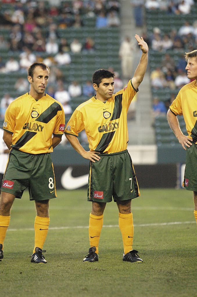 El mediocampista Antonio Martinez, número 7.