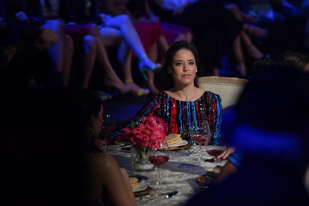 Sherlyn también tuvo una invitada: se trató ni más ni menos que de la actriz mexicana Ana Claudia Talancón, protagonista la película.