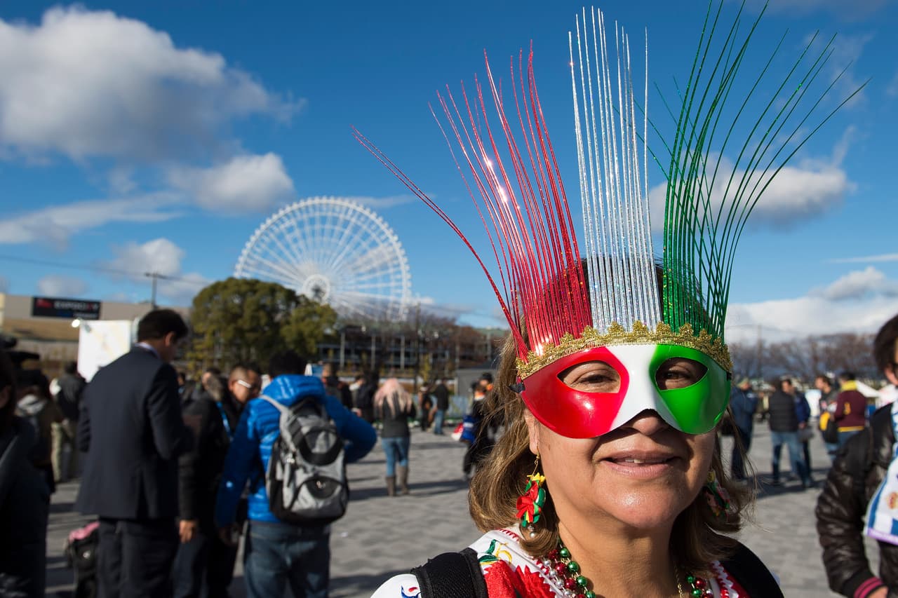 El folclore mexicano no pudo faltar en el Estadio de la Ciudad de Suita de Osaka, Japón.
