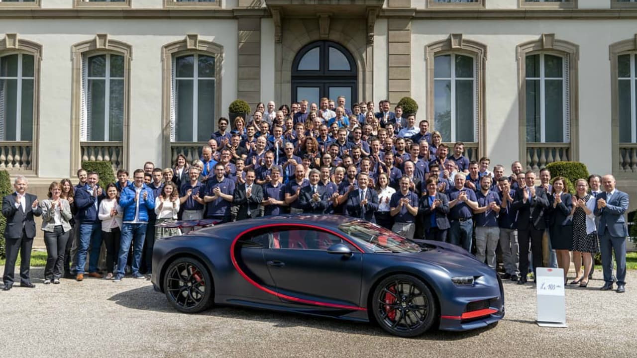 Bugatti fabrica el Chiron número 100