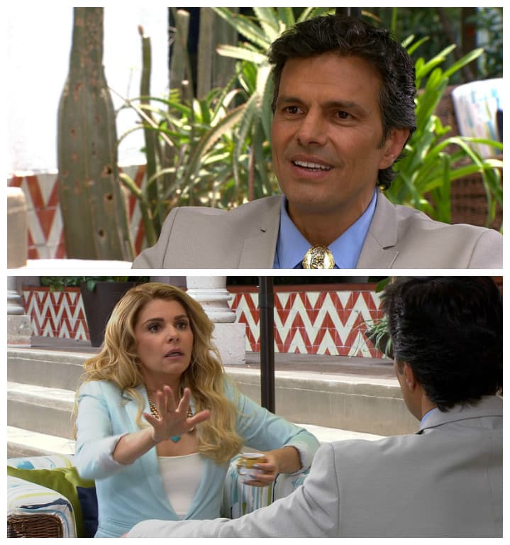 Después quiso ir a su casa y se entretuvo platicando con Isabel.