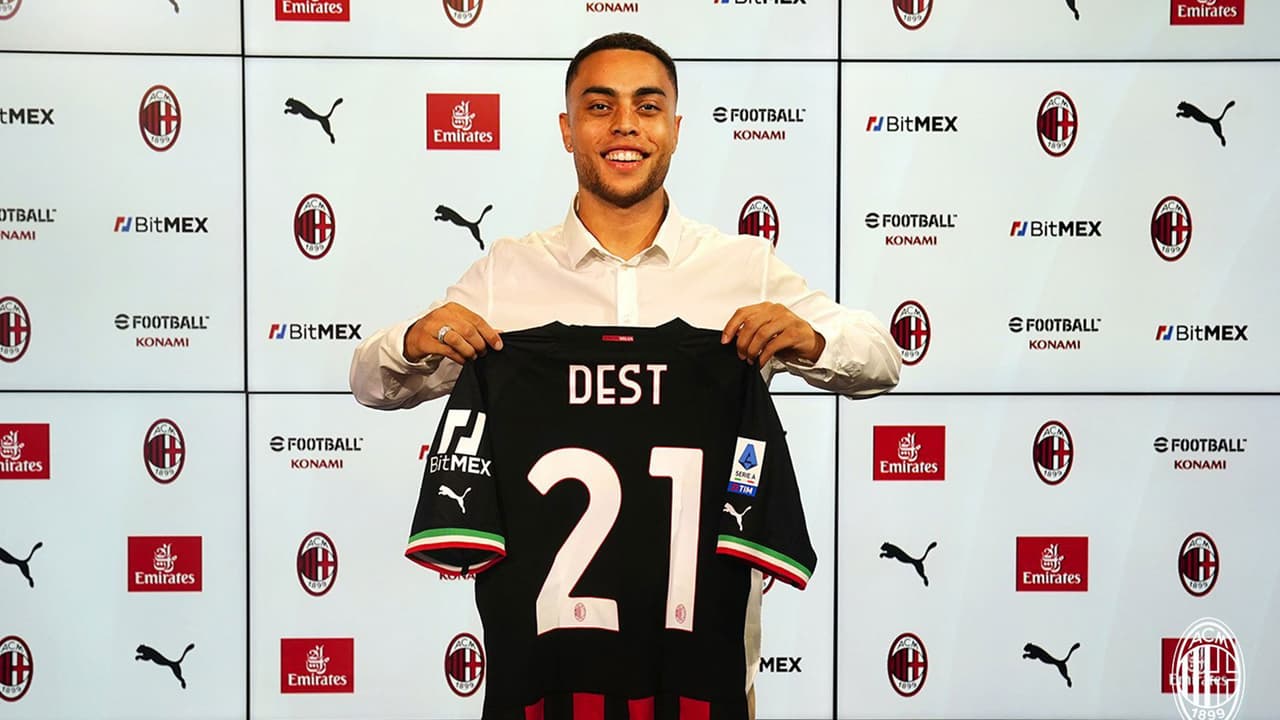 Dest celebra su arribo al Milan: "El momento perfecto para llegar aquí"