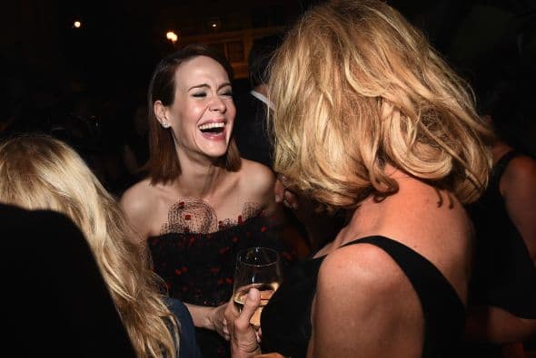 Sarah Paulson no paró de reír toda la noche.