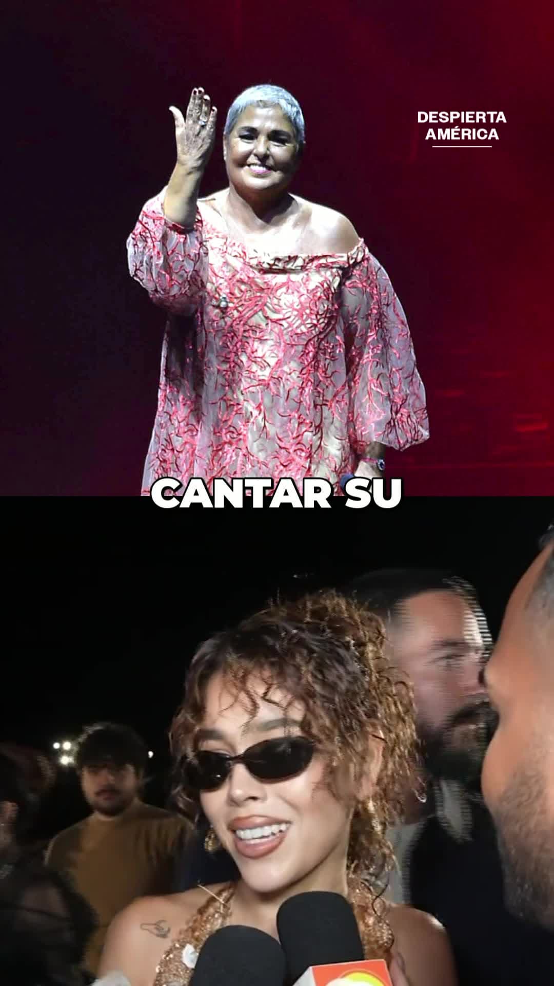 Danna reacciona a los halagos de Lupita D'Alessio por cantar sus canciones