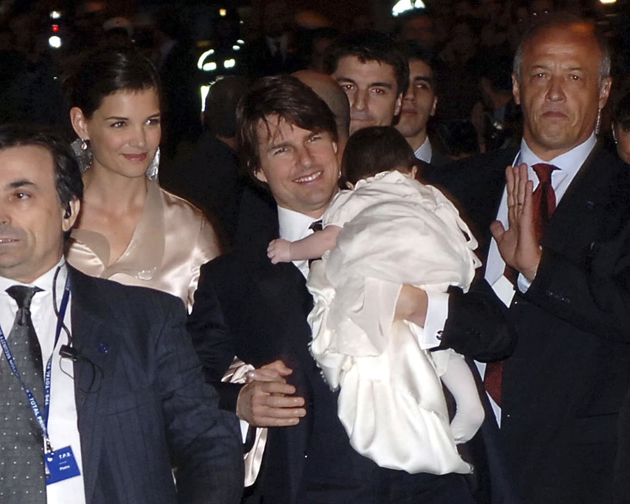 Suri tenía siete meses de nacida cuando sus padres, Katie Holmes y Tom Cruise, se casaron en un castillo italiano.