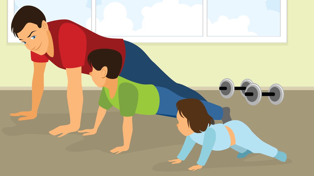 Los ejercicios en casa pueden dar buenos resultados.