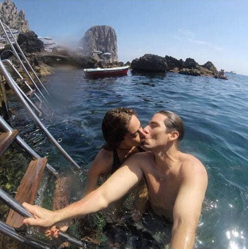 La actriz destacó el interés que tiene Fernando Reina en enseñarle a su hijo a practicar deportes.