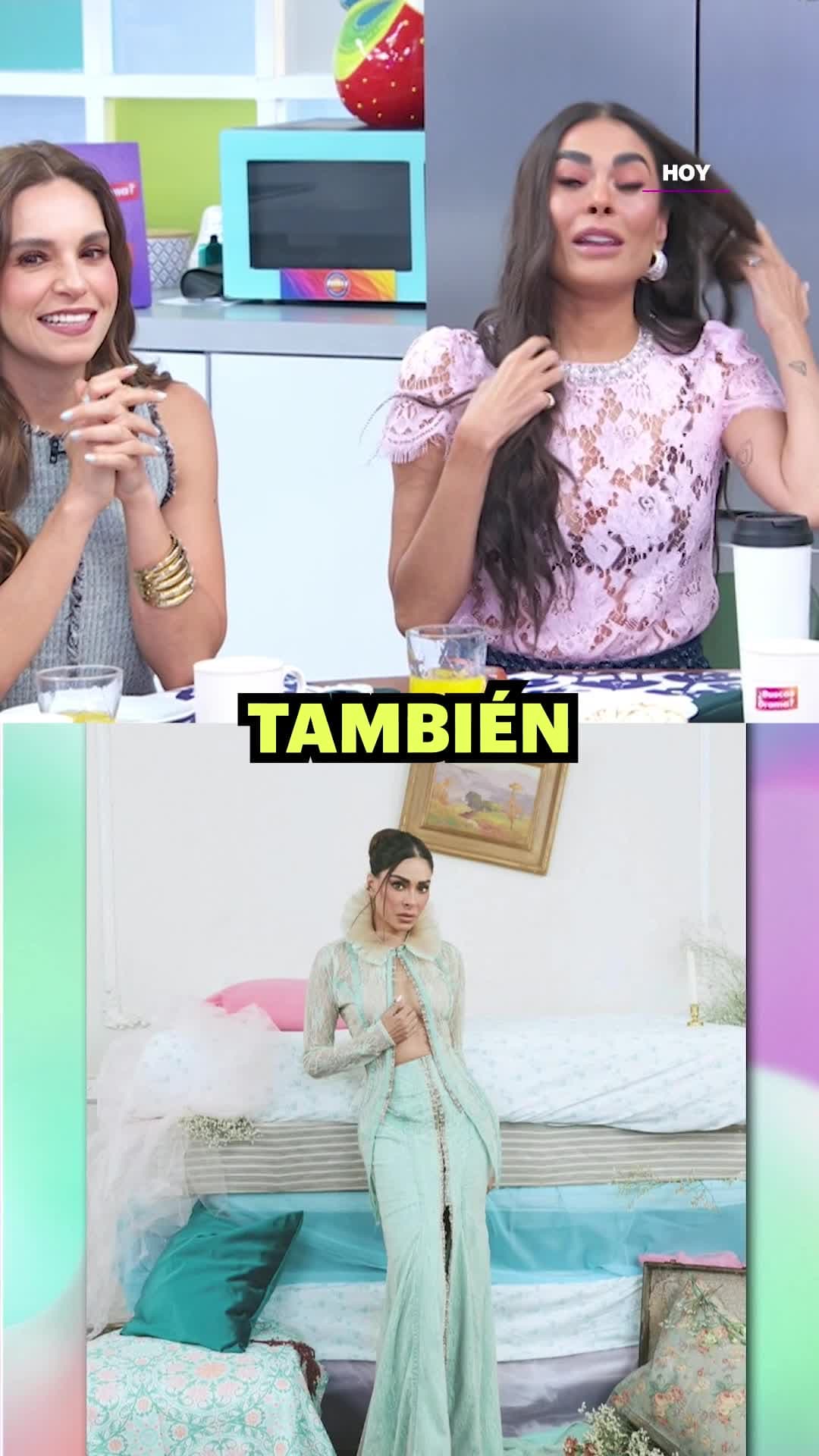 Gali presume su bello vestido de la tercer gala de eliminación de La Casa de los Famosos México