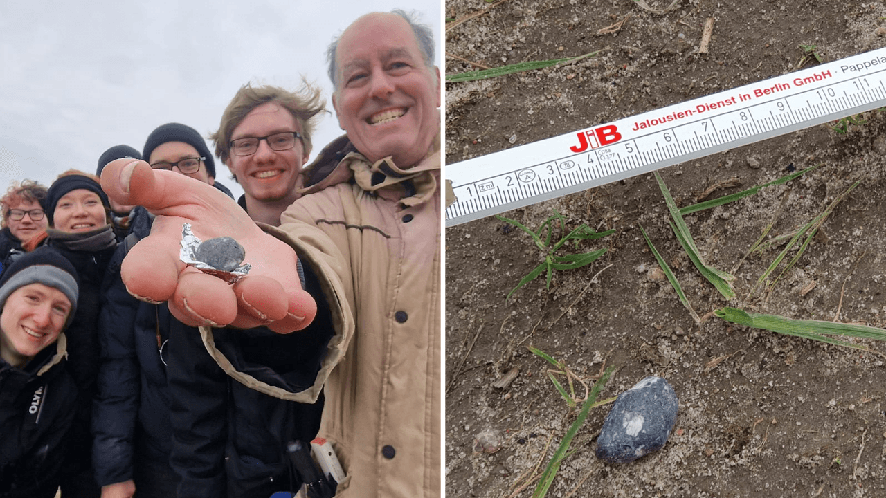 Estos son los restos del asteroide 2024 BX1 que cayó en Alemania en enero.