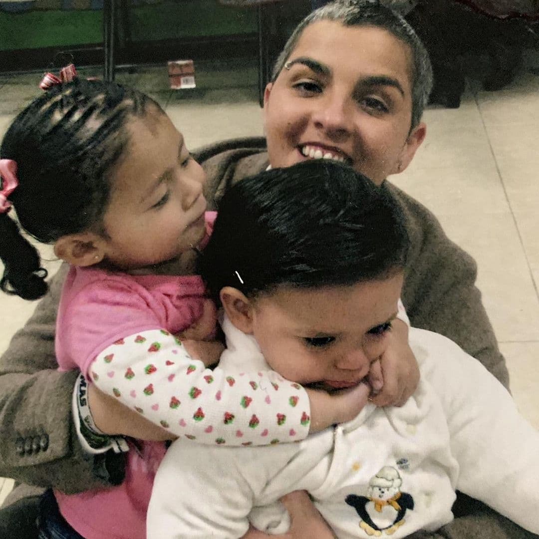 Federica Quijano y su hija María cuando acudieron por Sebastián al albergue.