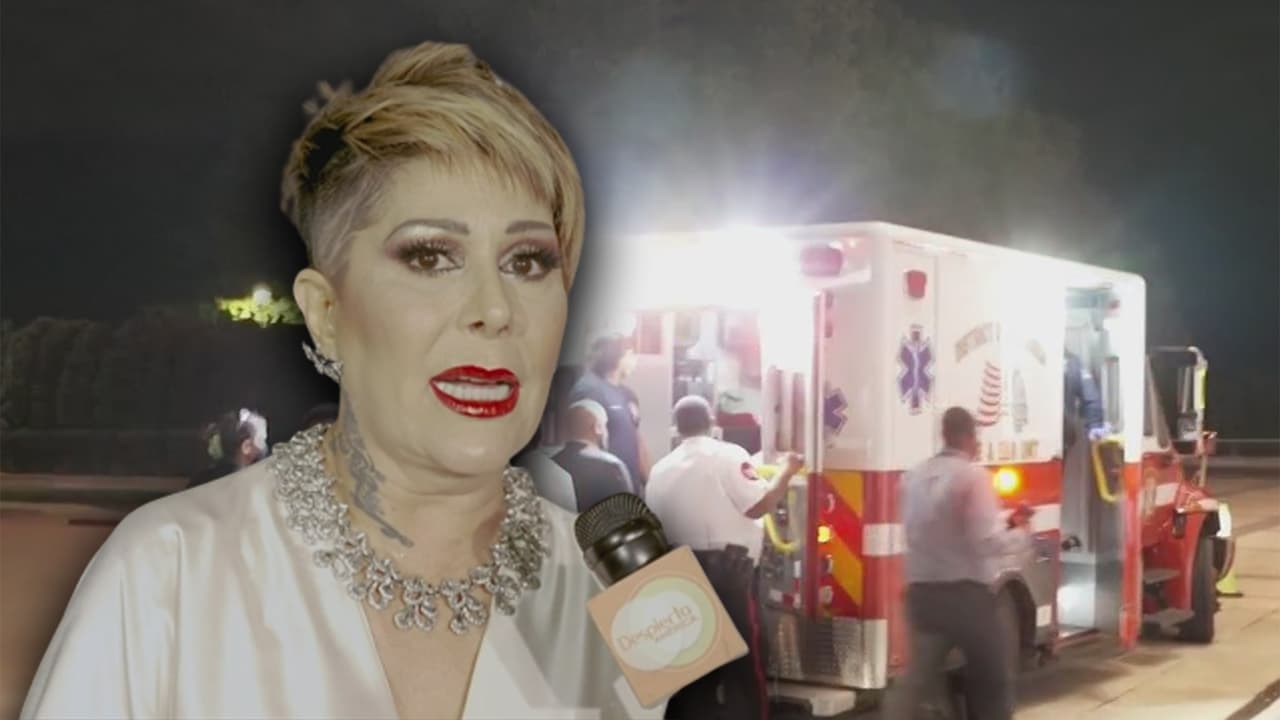 El momento en que Alejandra Guzmán cae en el escenario y la suben a la ambulancia: los detalles de qué sucedió