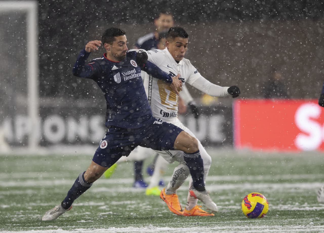 New England Revolution fue muy superior a los Pumas y se impuso gracias a un doblete de Adam Buksa y otro tanto de Sebastian Lletget.